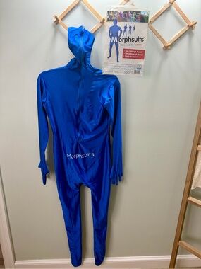 Morphsuits Blue Full Body Bodysuit Halloween Costume Outfit Adult Size Large